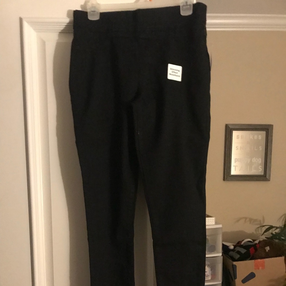 Black skinny jeggings from Old Navy